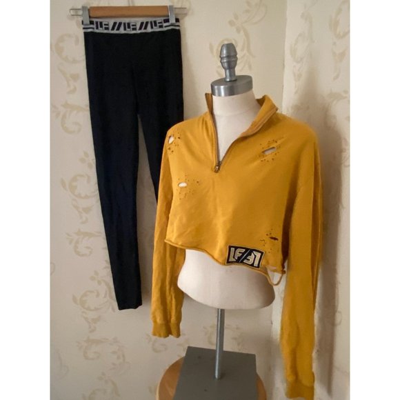 2pc LF Los Angeles Leggings & Top Ladies Size Small - Picture 1 of 6